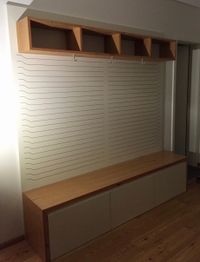 Garderobe mit Schüben Lärche auf MDF